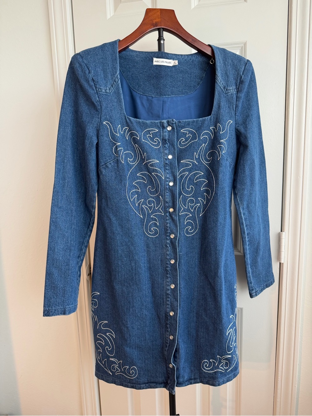 Avec les Filles western denim dress - Picture 8 of 12